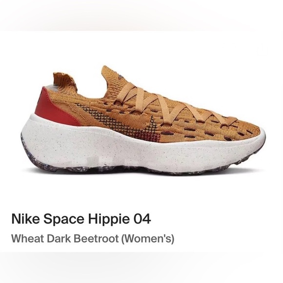 Nike Shoes - NEW Nike Space Hippie 04 Wheat Dark Beetroot (Women's)